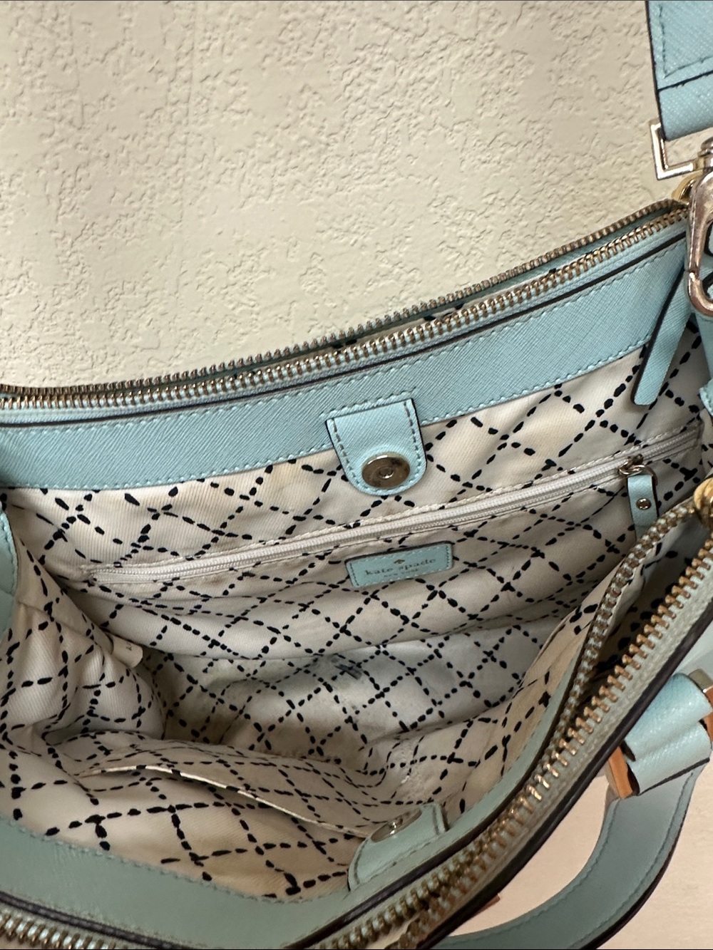 Kate Spade womans baby blue Satchel bag - Picture 5 of 5